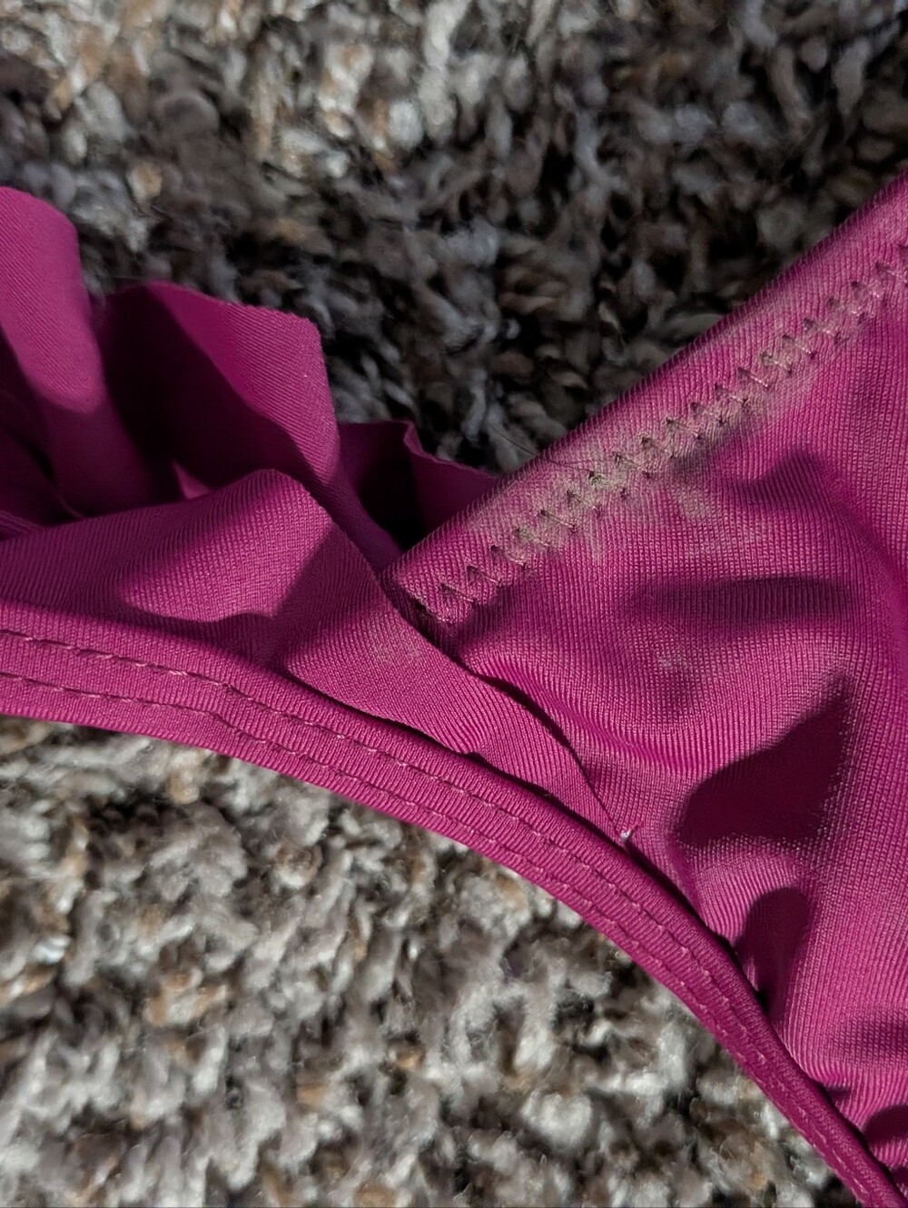 Cupshe Magenta Ruffle Two-Piece Bikini Set - Picture 3 of 5
